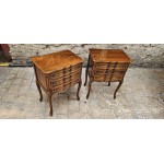 Pair Bedside/End/Sofa Tables 