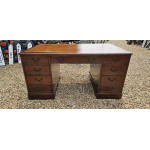 5ft Desk Tan leather 