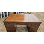 5ft Desk Tan leather 