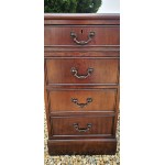 5ft Desk Tan leather 
