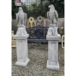 Pair Eagles on Plinths