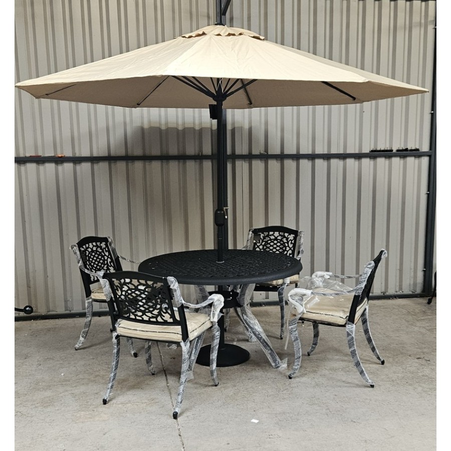 Garden Suite 4 Black/Cream