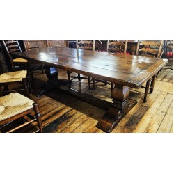Oak Refectory Table & Chairs