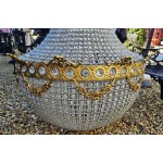 Biedermeier Style Chandelier XL 5.5ft tall