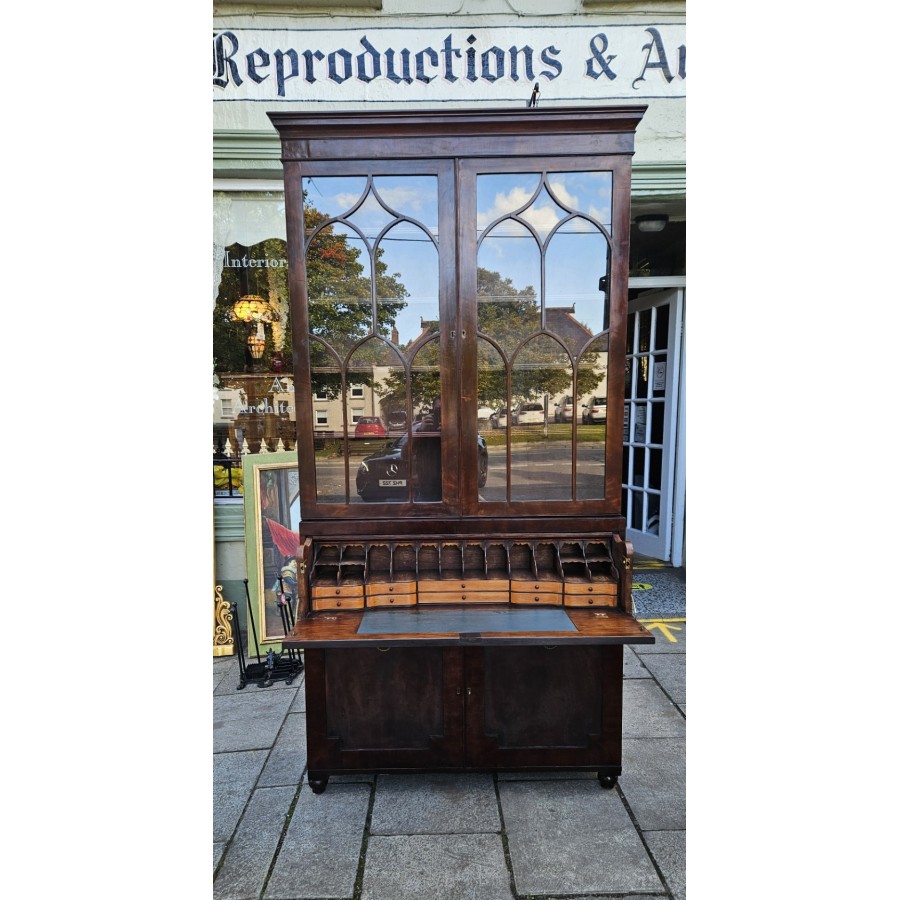 Georgian Secretaire Bookcase
