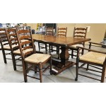 Oak Refectory Table & Chairs