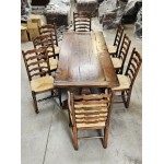 Oak Refectory Table & Chairs