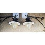 2 Exterior Wall Lighs with Brackets