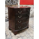 Victorian Bow Front Chest Drawers 