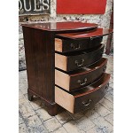 Victorian Bow Front Chest Drawers 